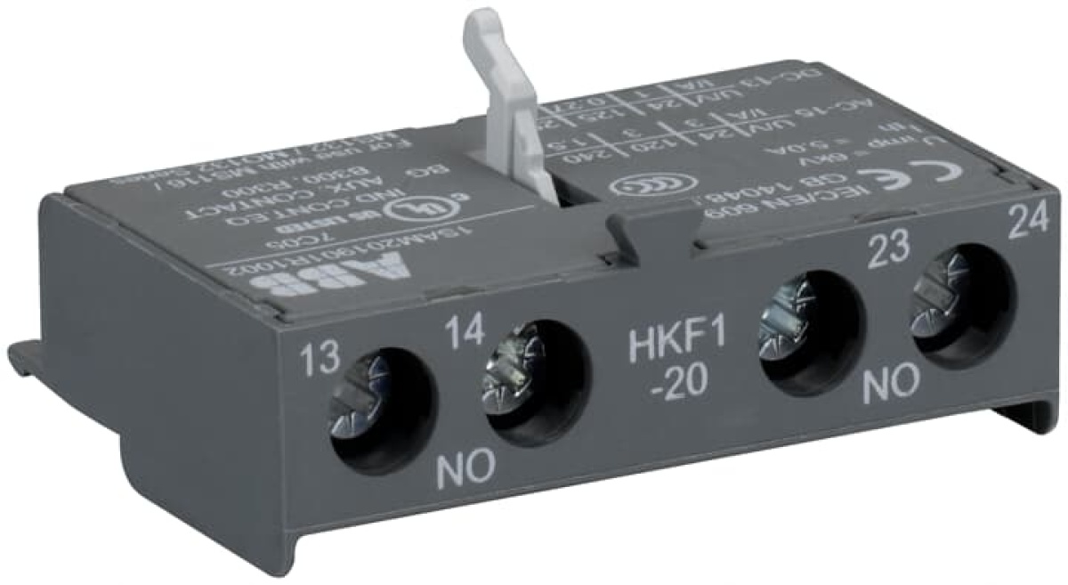 HKF1-20 Aux.-contact 2NO, front mounting
