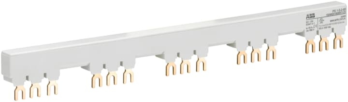 PS1-5-2-65 3-phase busbar for 5 MS116  MS132 with 2 HKSK, Ie65A