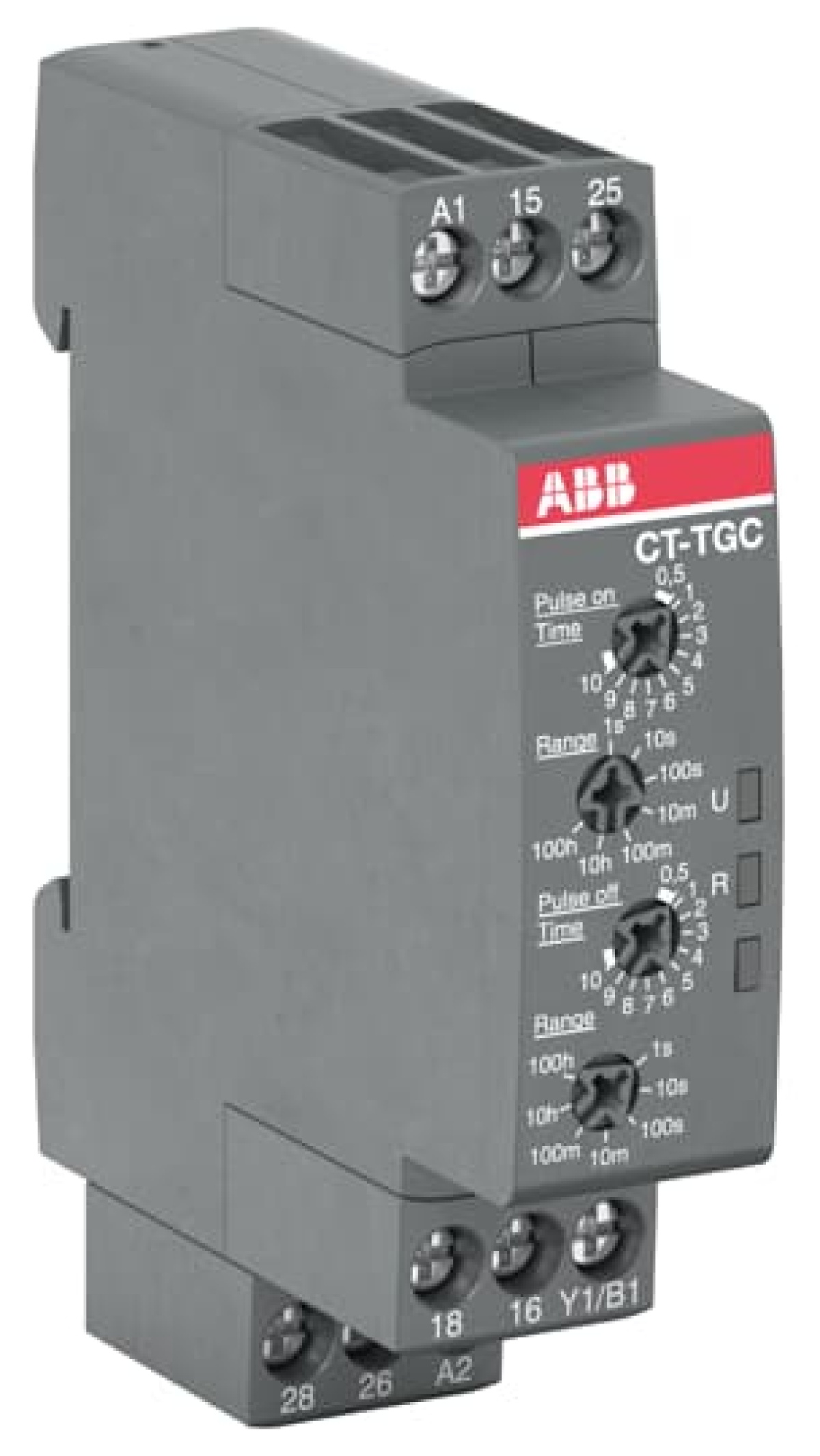 CT-TGC.22 Time relay, Pulse generator 2co, 24-48VDC24-240VAC