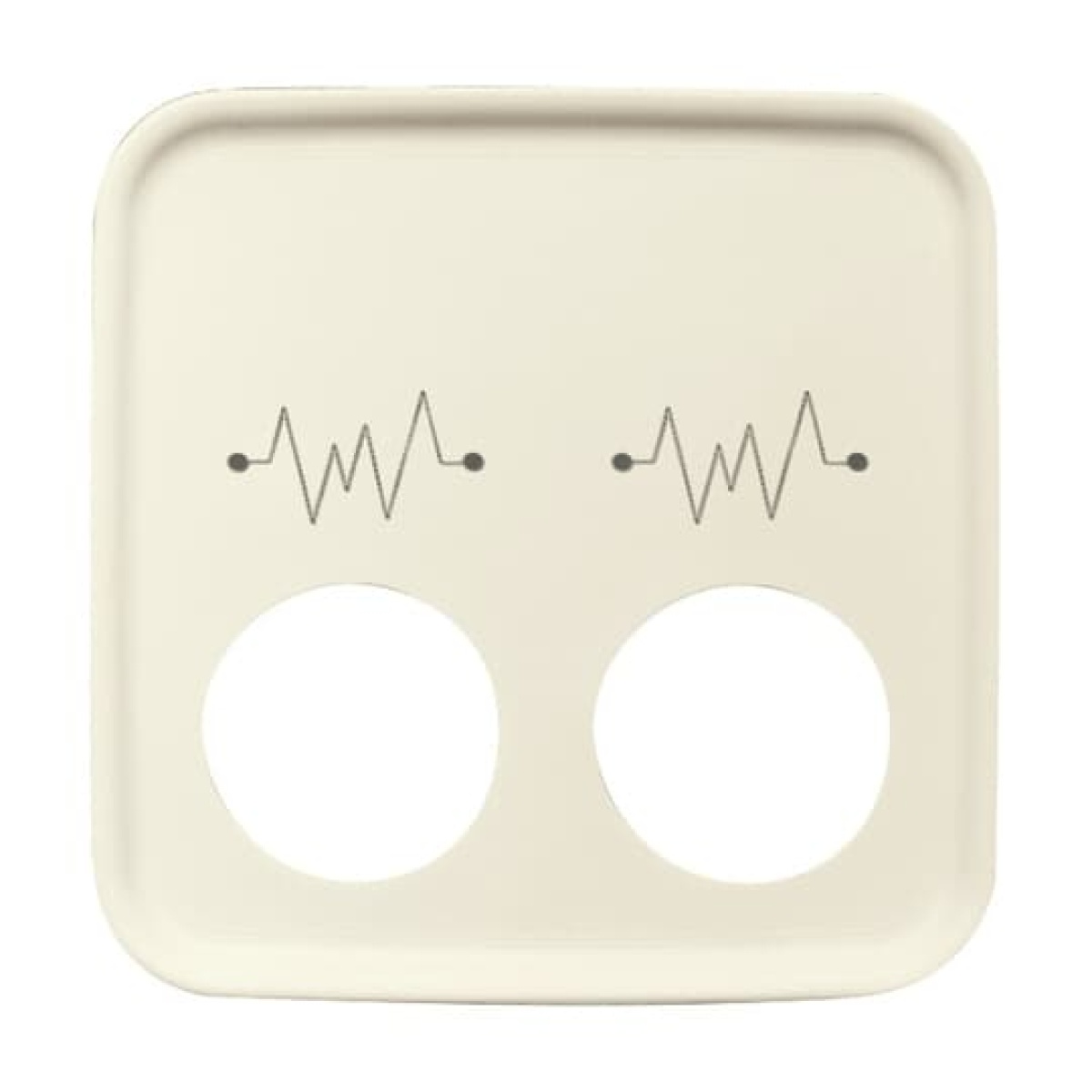Cover plate white - Busch-Duro 2000 SI