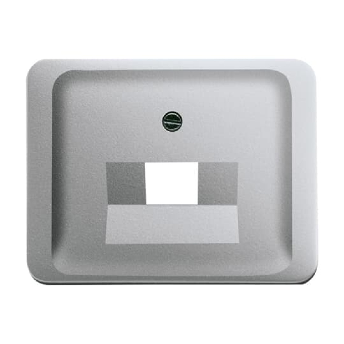 Cover plate UAEIAE ISDN 1 gang titanium - alpha
