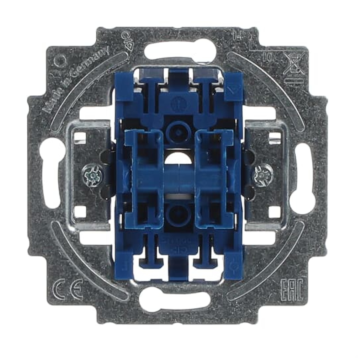 Flush Mounted Inserts Series push button Series switch for 2 rocker, 10 A