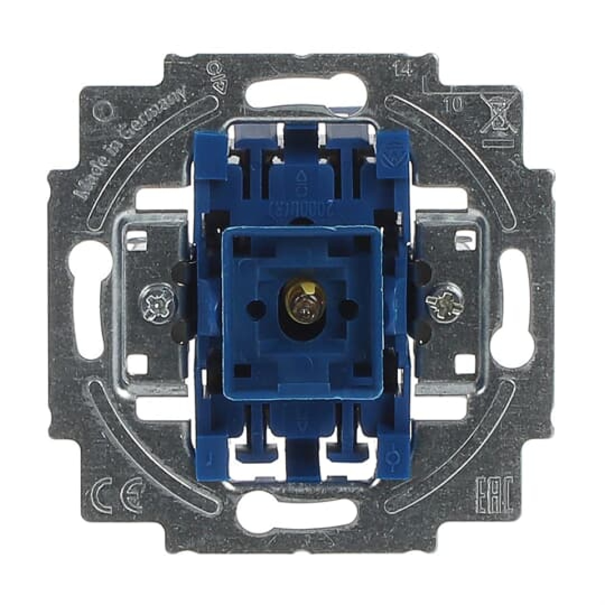 Rocker control switch Two-way switch with N for 1 rocker, Neon lampOrange 10 A