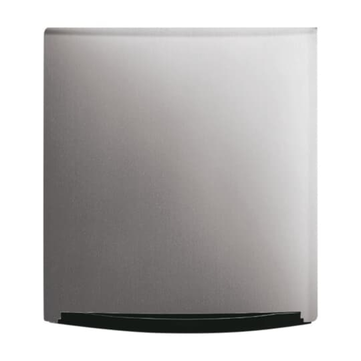 Cover Plate with Slider 1 gang platinum - Busch-Triton