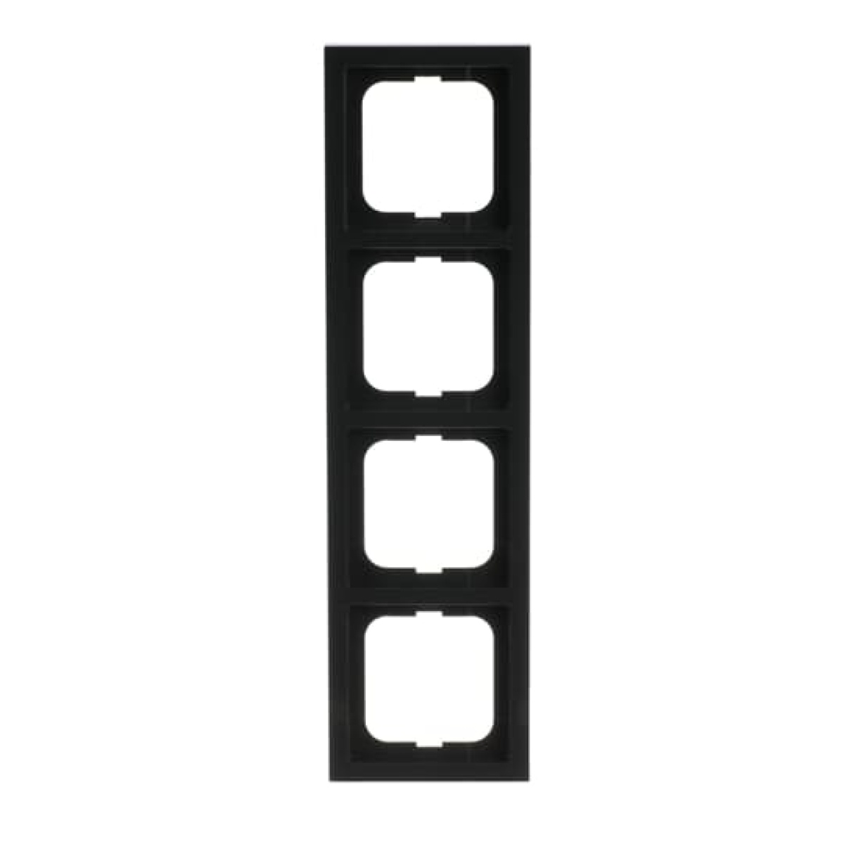 Cover frame 4-gang anthracite - future linear