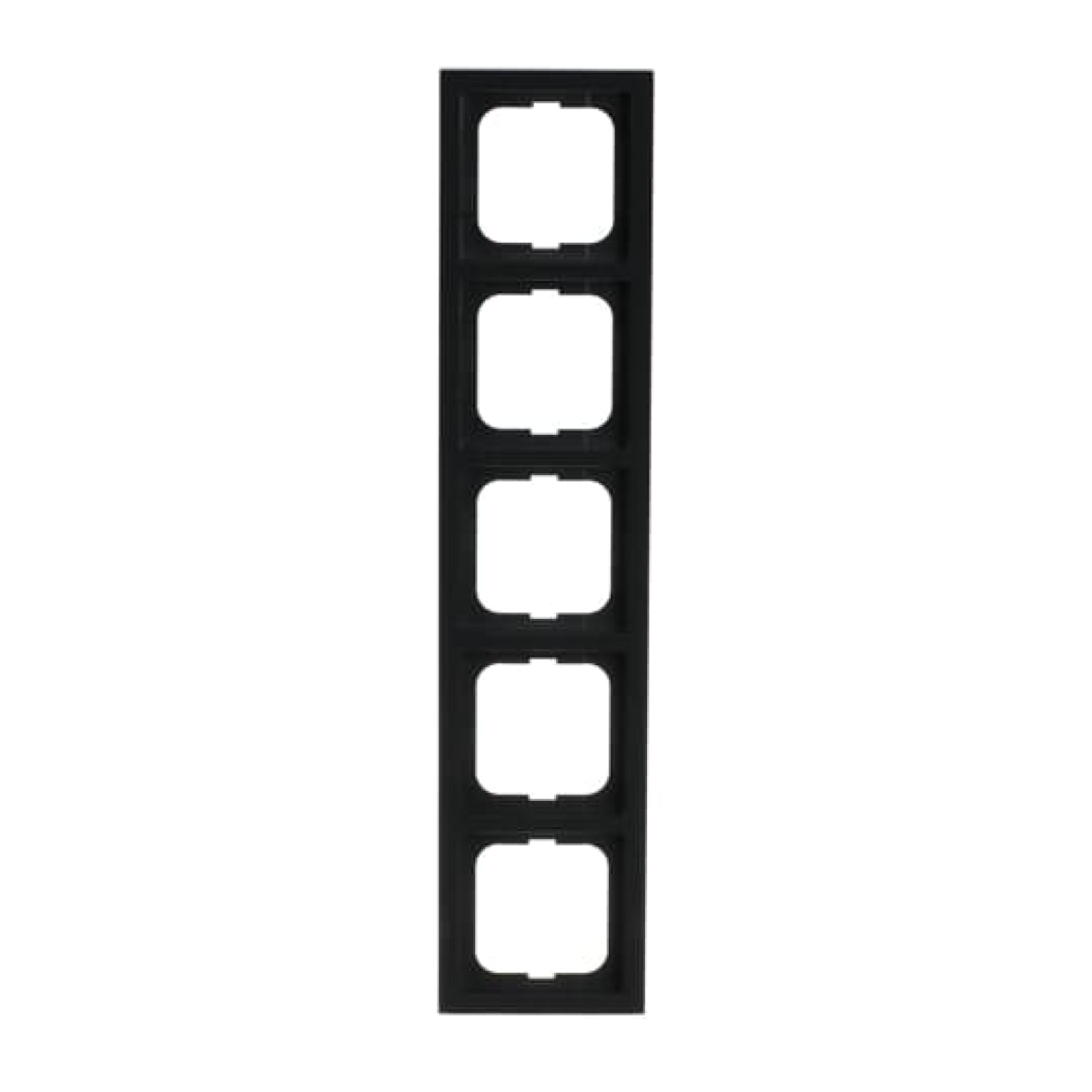 Cover frame 5-gang anthracite - future linear
