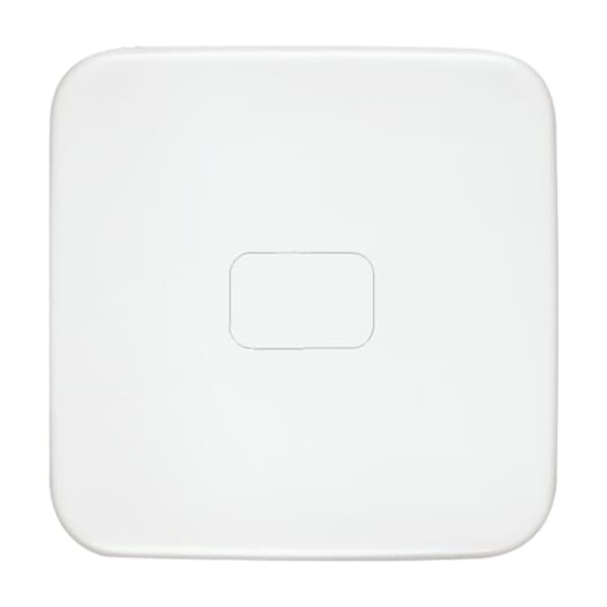 Rocker screwable with Neutral Calotte for Switchpush button, Single rocker alpine white - Reflex SI