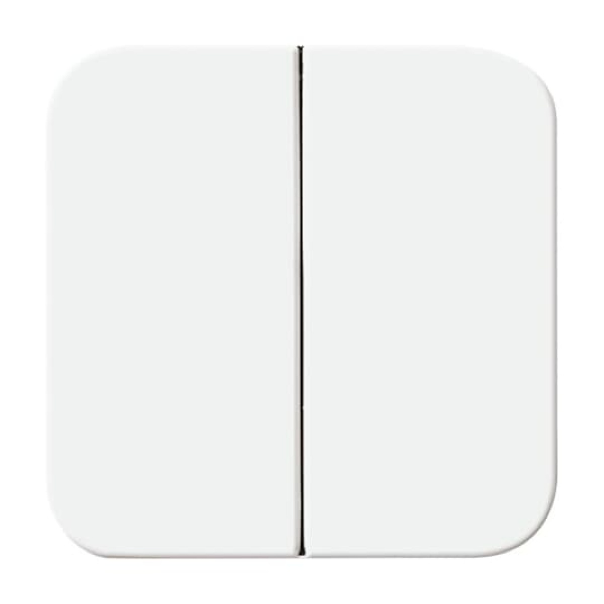 Rocker screwable for Switchpush button, Two-part rocker alpine white - Reflex SI