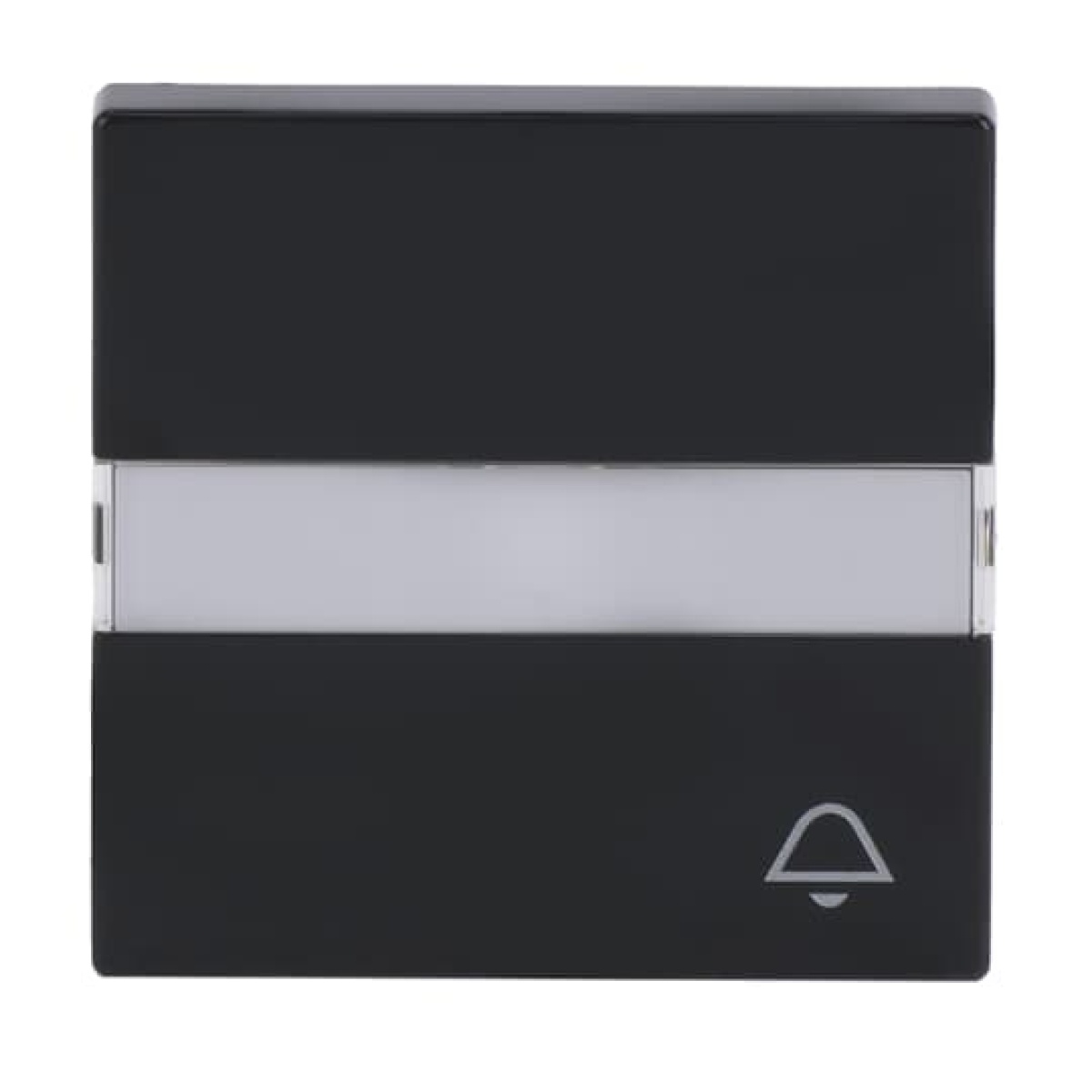 Rocker with legend Symbol "key" with Small Transparent Calotte for Switchpush button, Single rocker anthracite - Platform 63