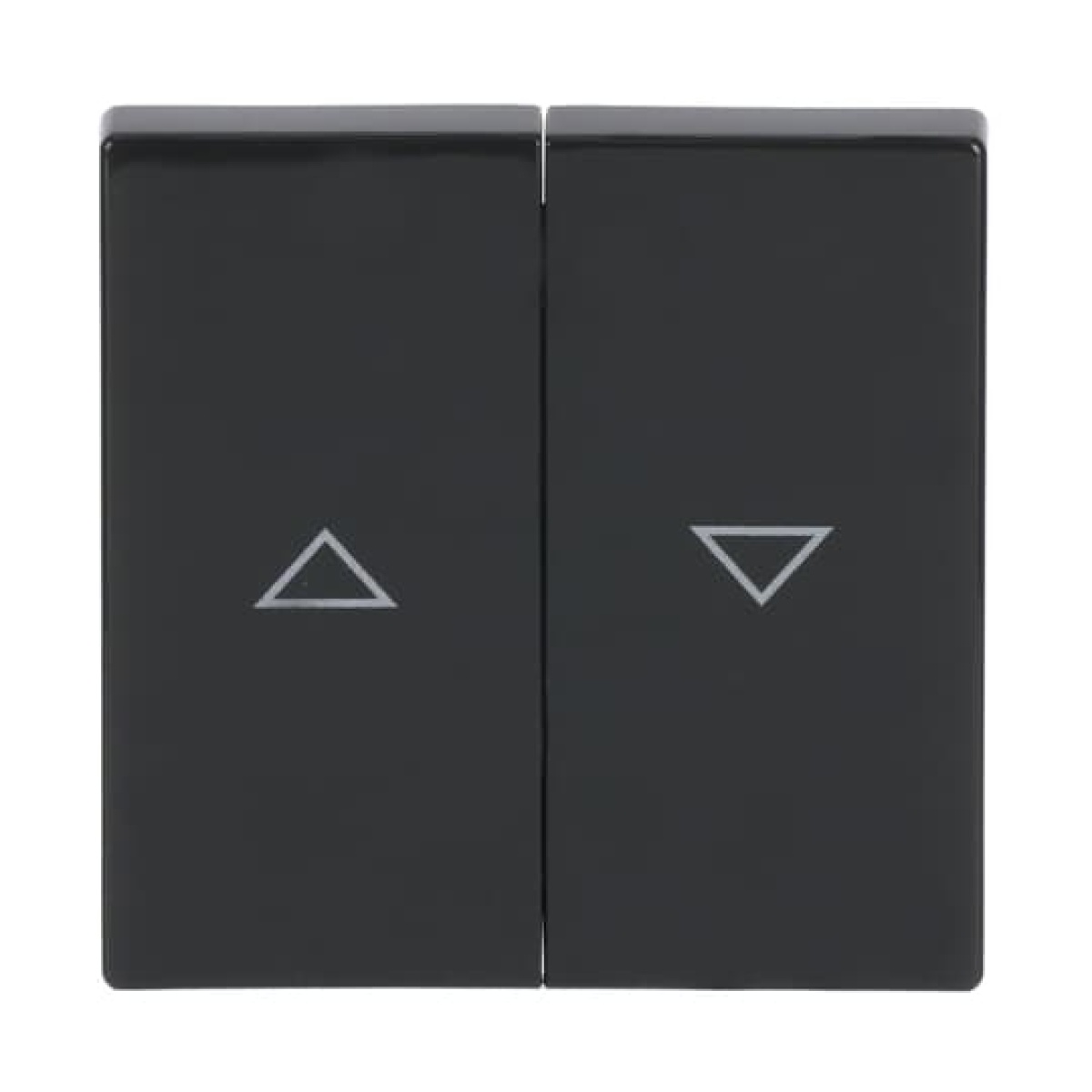 Rocker with legend Symbol "arrows" for Venetian blind, Two-part rocker anthracite - Platform 63