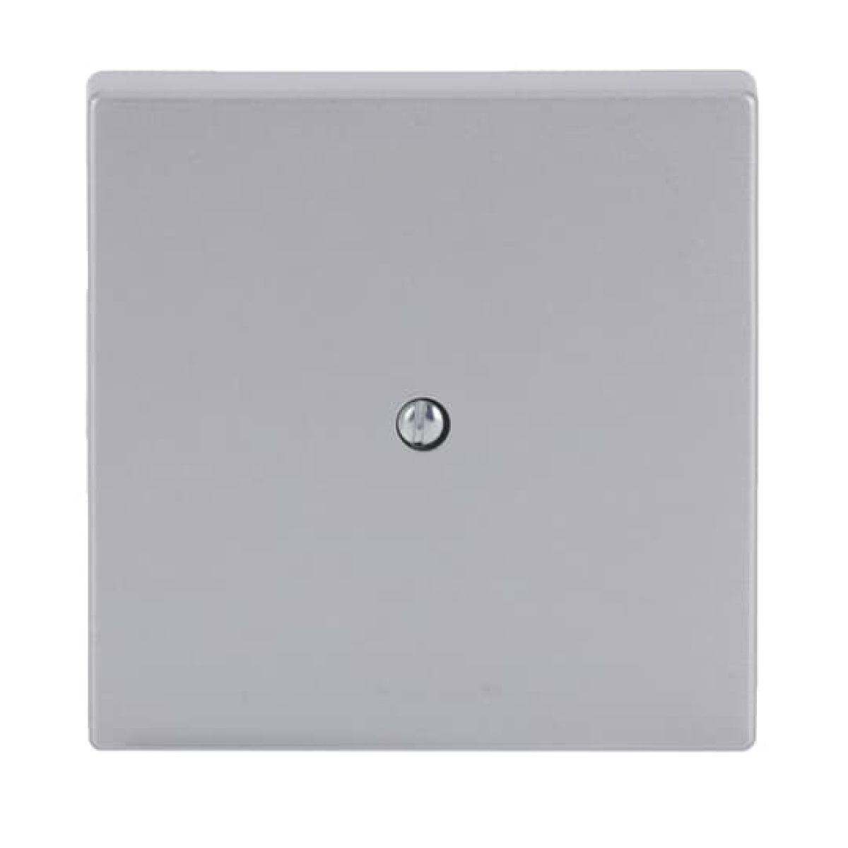 Cover plate telephone connector boxes VDo aluminium silver - Platform 63