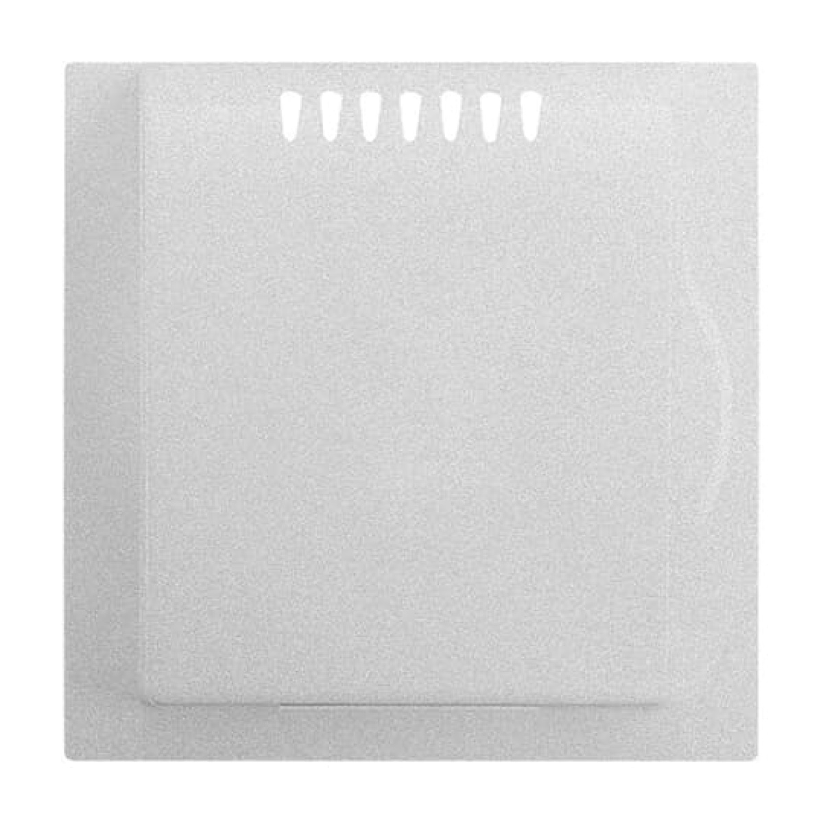 Cover plate for Cooling Central cover plate aluminium silver - impuls