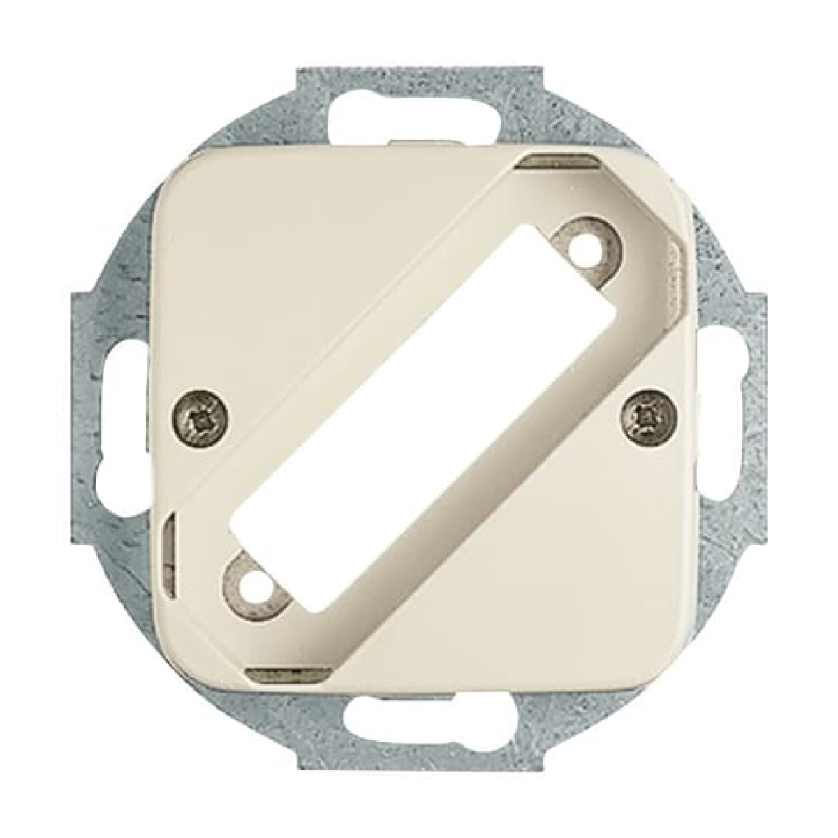 Cover plate D-sub-miniature 1 gang white - Busch-Duro 2000 SI