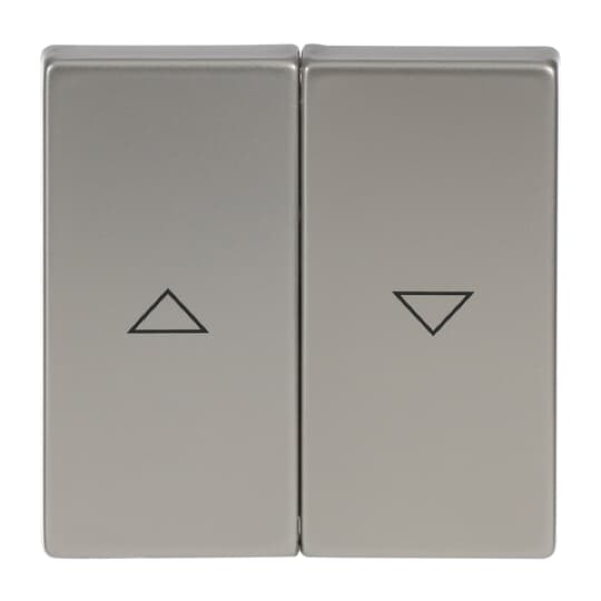 Rocker with legend Symbol "arrows" for Venetian blind, Two-part rocker stainless steel - Pure Stainless Steel