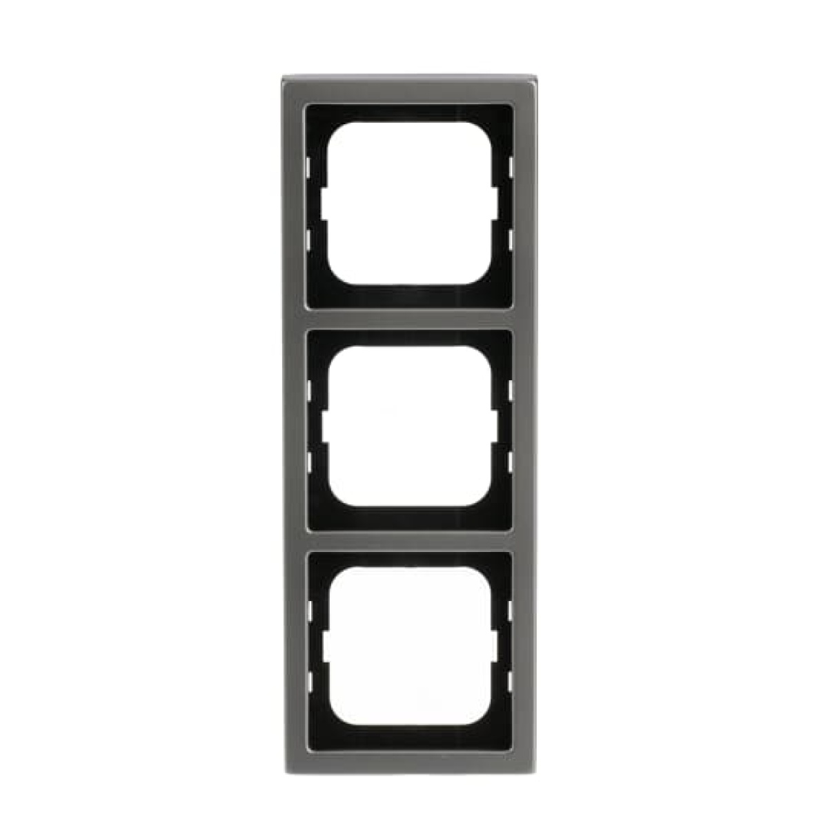 Cover frame 3-gang stainless steel - Pure Stainless Steel