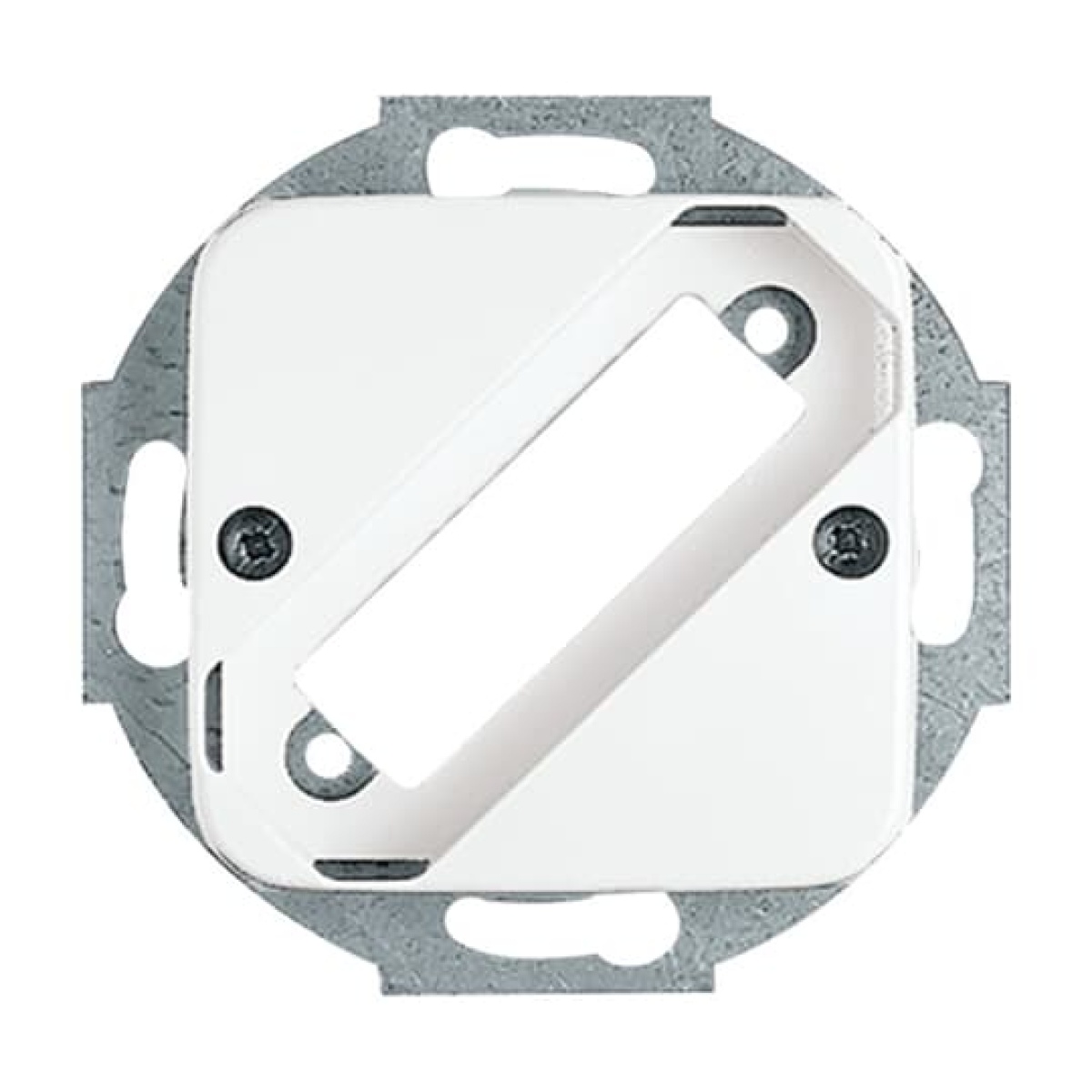 Cover plate D-sub-miniature 1 gang alpine white - Reflex SI
