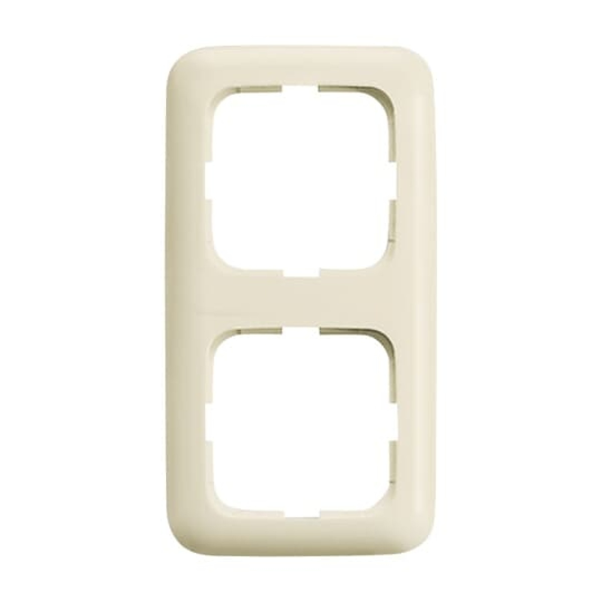 Cover frame 2-gang white - Busch-Duro 2000 SI