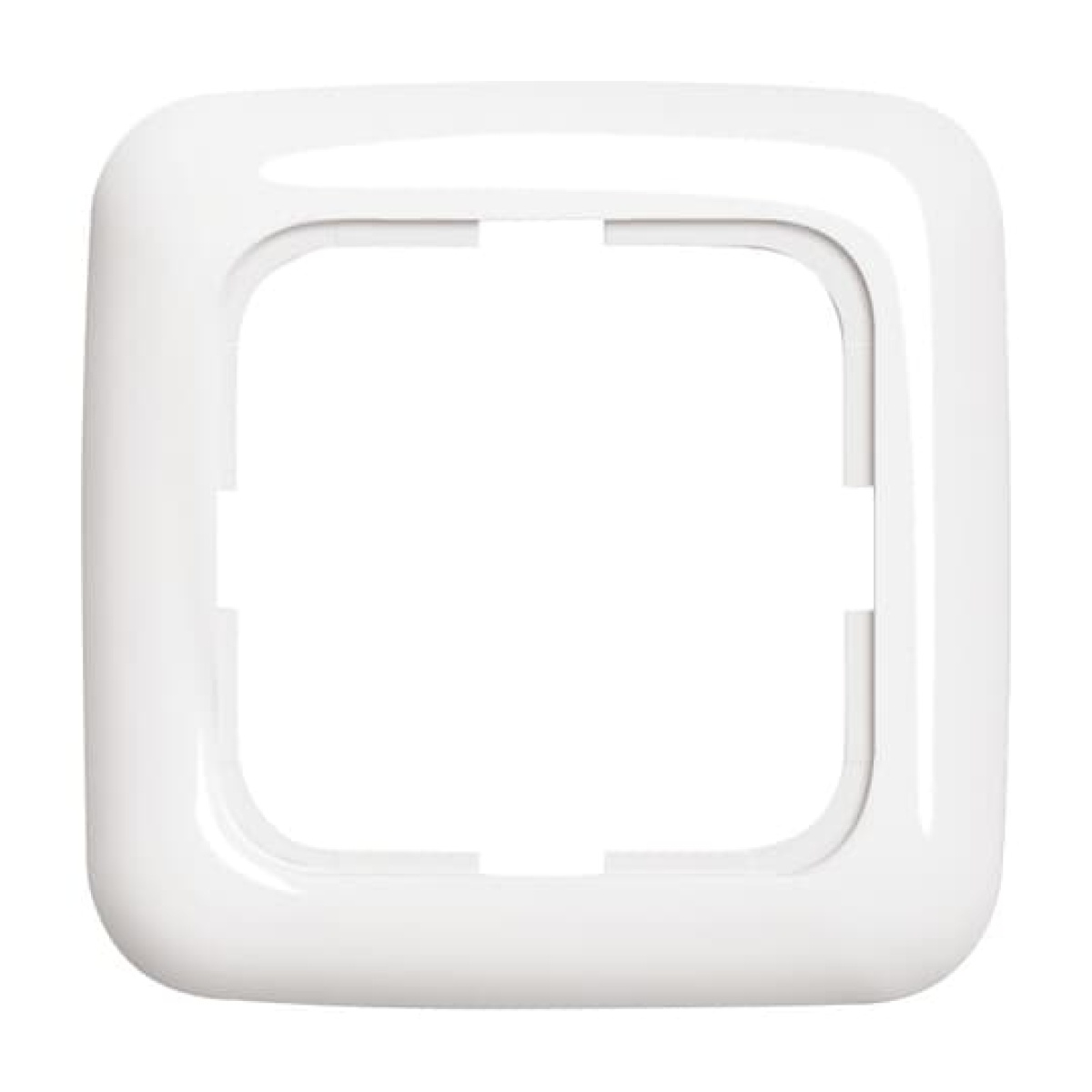 Cover frame 1-gang alpine white - Reflex SI
