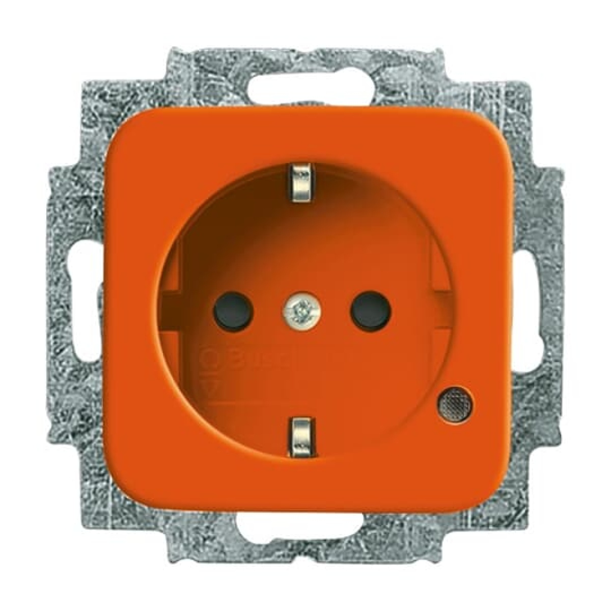 SCHUKO socket insert Safety Shutter with LED Control light Green orange - Reflex SI
