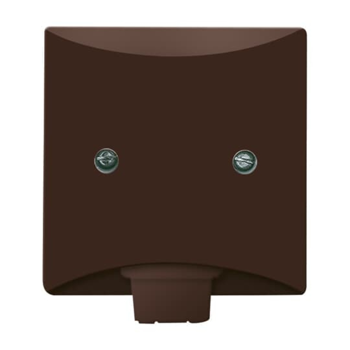 Cover plate Cable outlet brown - Allwetter 44 IP 44