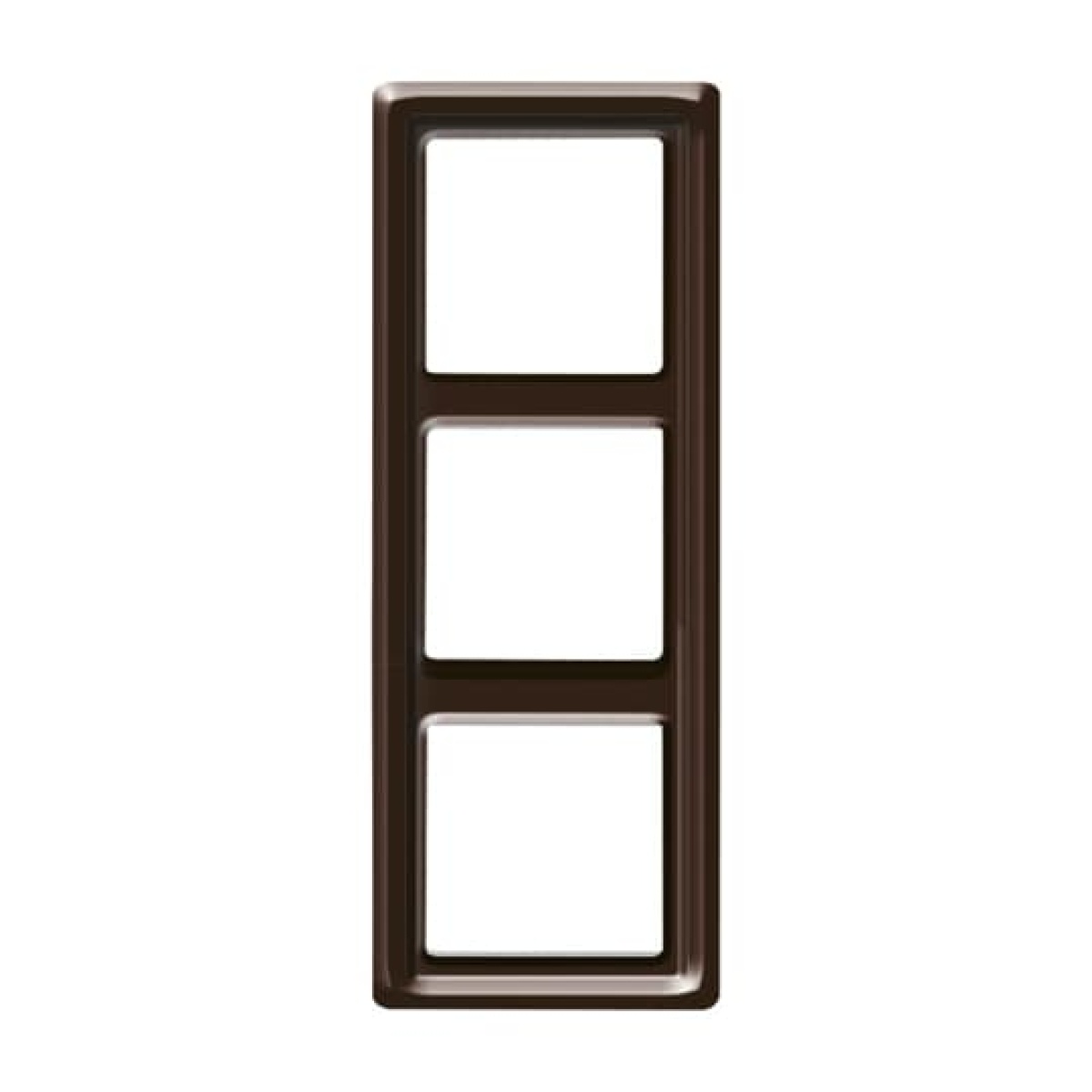 Cover frame 3-gang brown - Allwetter 44 IP 44