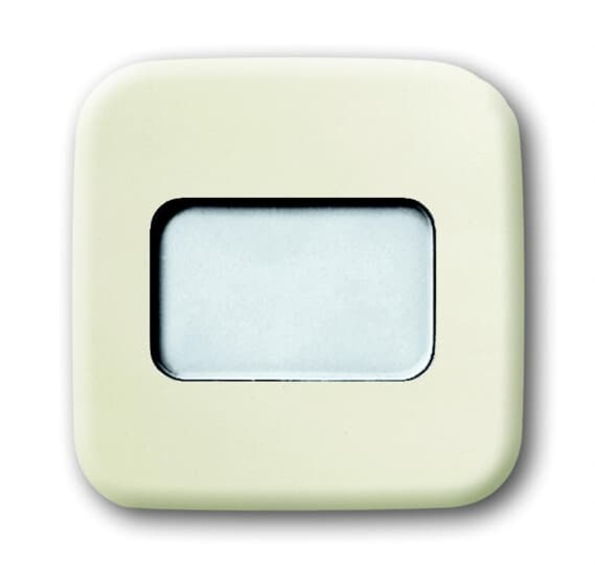 Rocker with labelling field for Switchpush button, Single rocker white - Busch-Duro 2000 SI