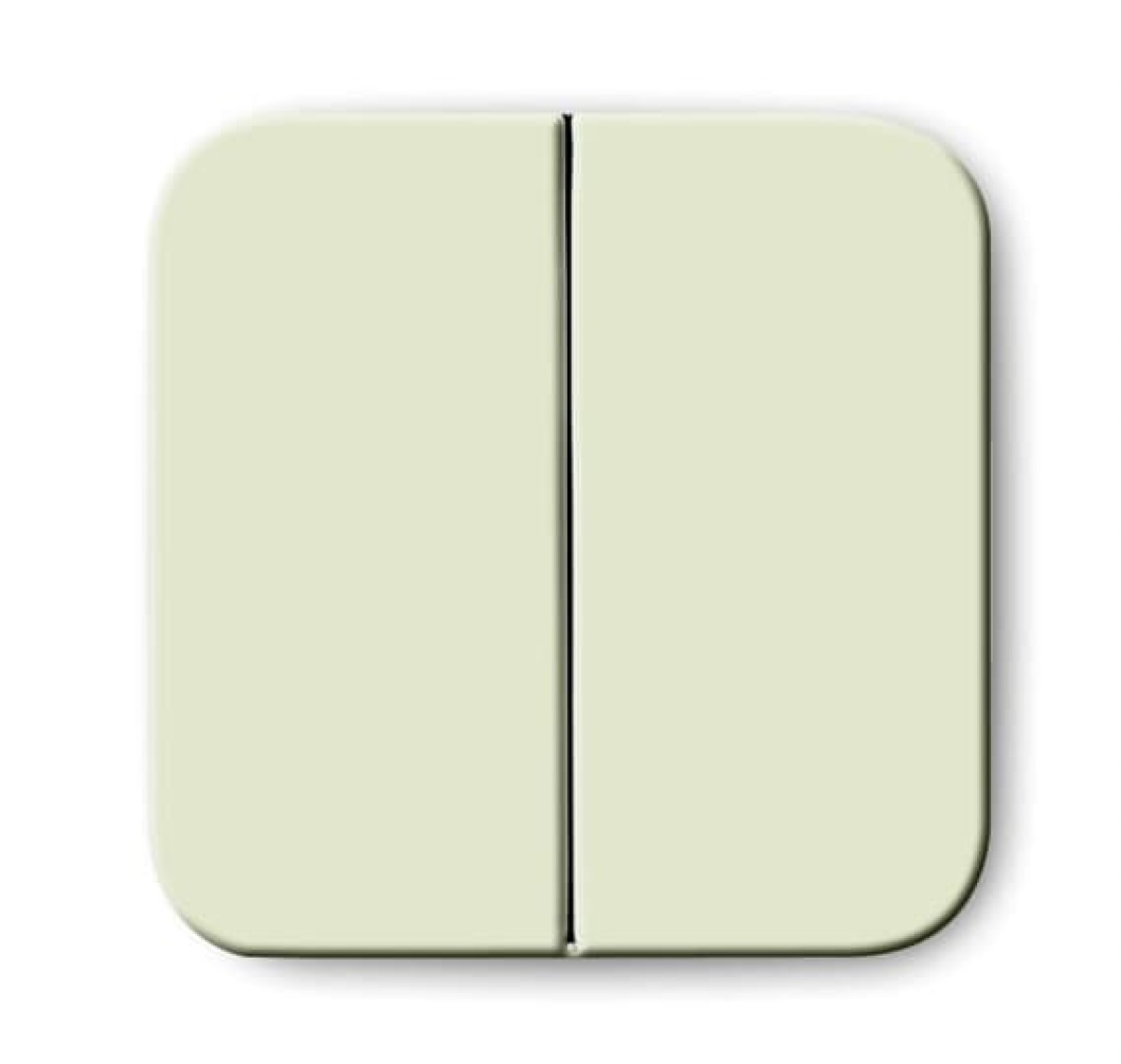 Accessories for Switchpush button, Two-part rocker white - Busch-Duro 2000 SI