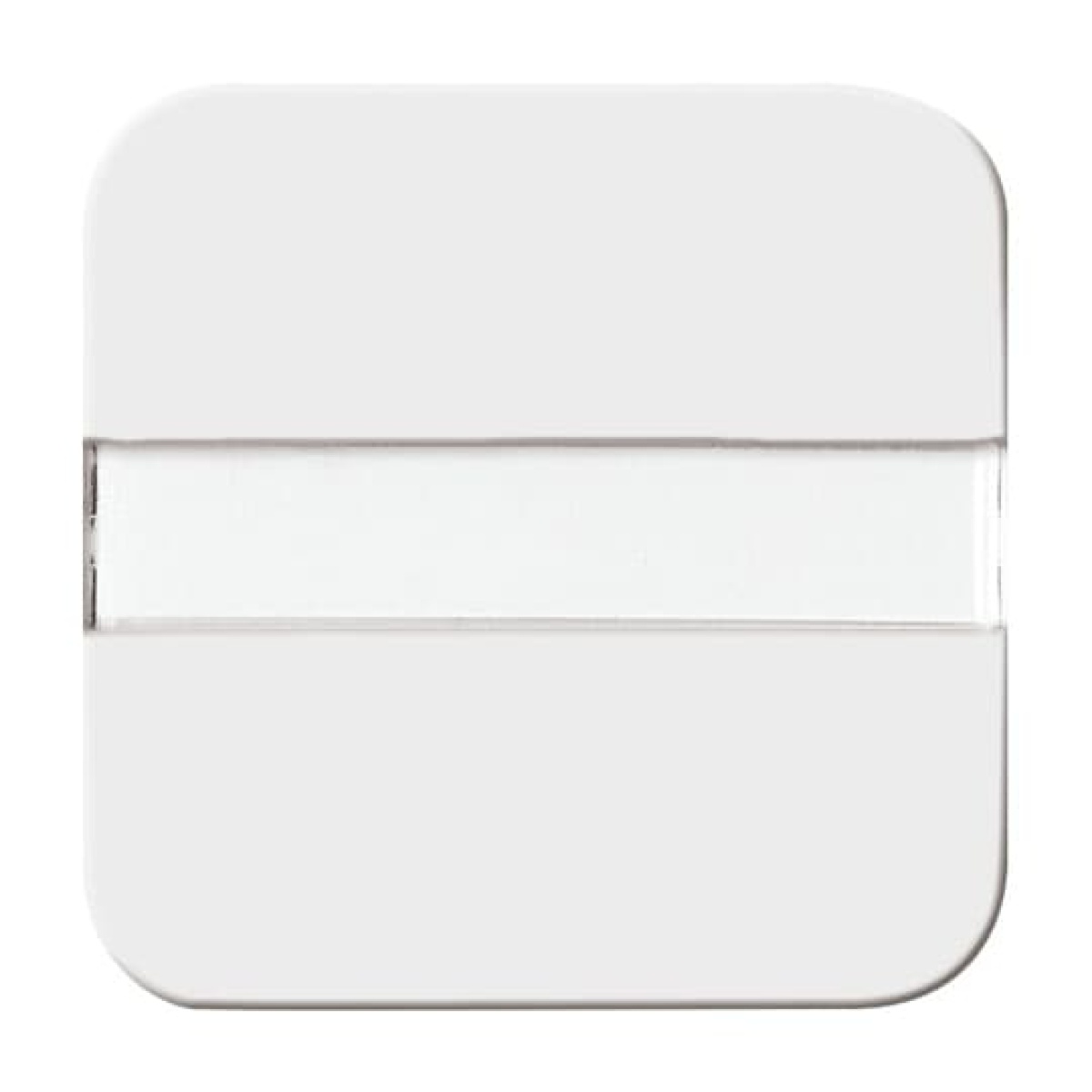 Rocker with labelling field for Switchpush button, Single rocker alpine white - Reflex SI