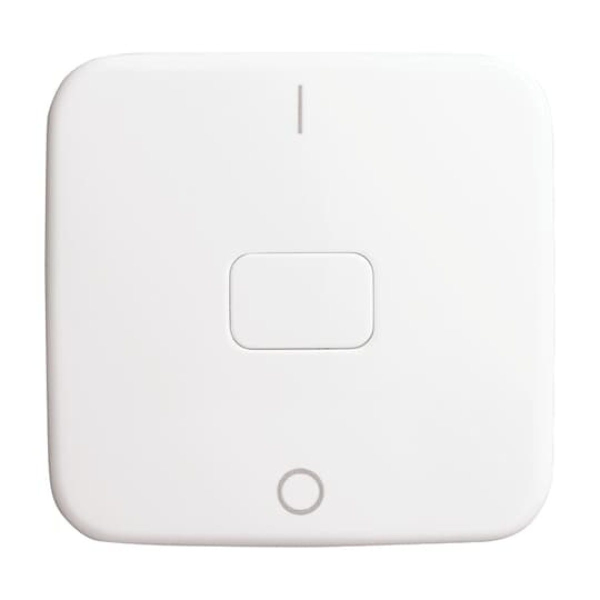 Rocker with legend Characters 0 and 1 with Neutral Calotte for Switchpush button, Single rocker alpine white - Reflex SI