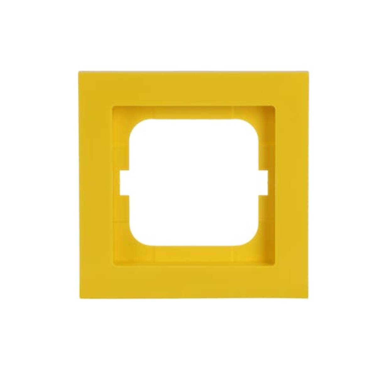 Cover frame 1-gang yellow - Busch-axcent