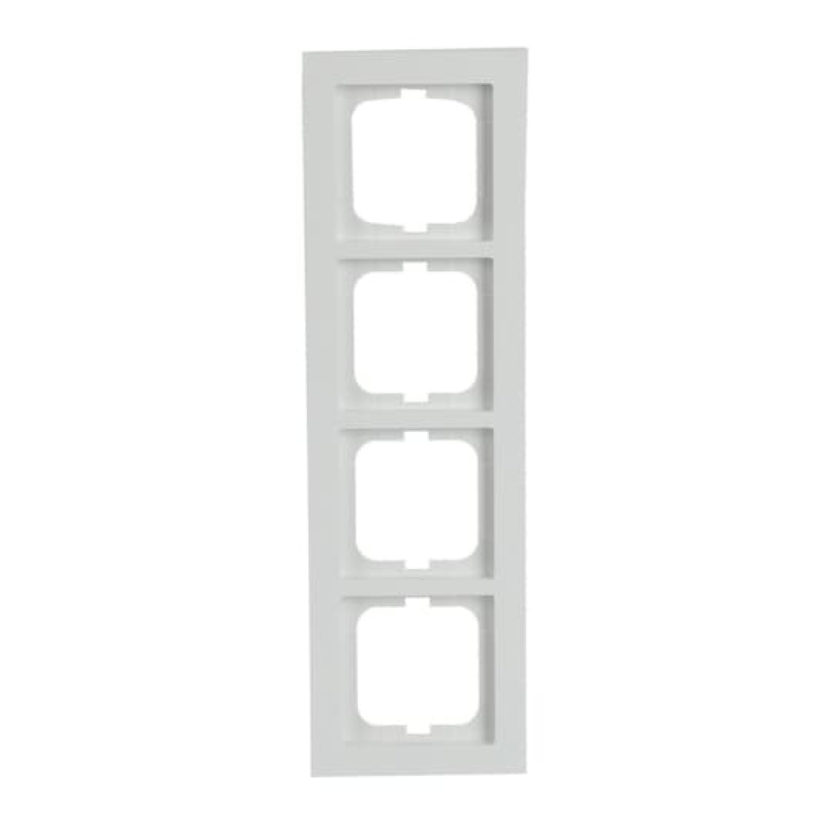 Cover frame 4-gang studio white - Busch-axcent