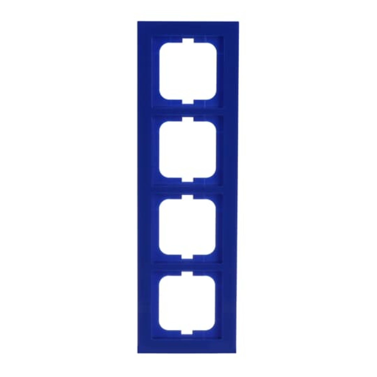 Cover frame 4-gang blue - Busch-axcent