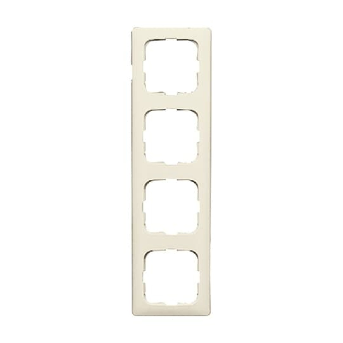 Cover frame 4-gang white - Busch-Duro 2000 SI Linear