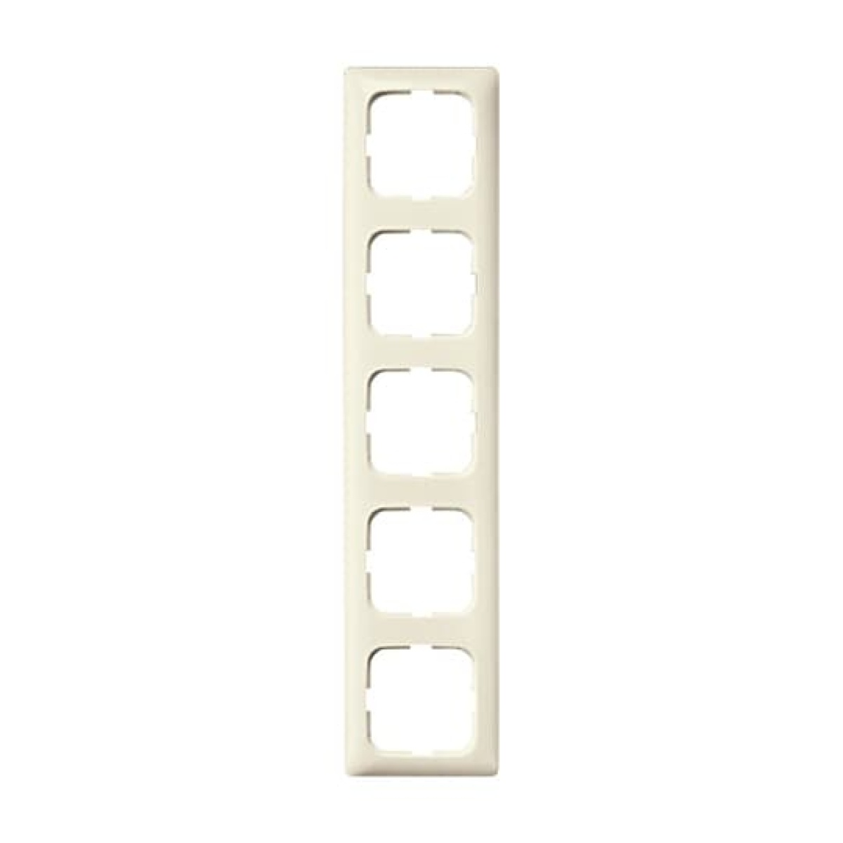 Cover frame 5-gang white - Busch-Duro 2000 SI Linear