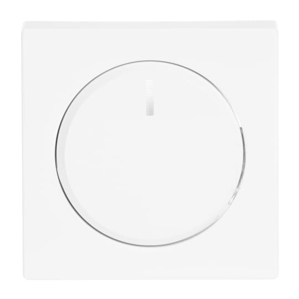 Cover plate for Dimmer Turn button with Neon lamp studio white - Platform 63