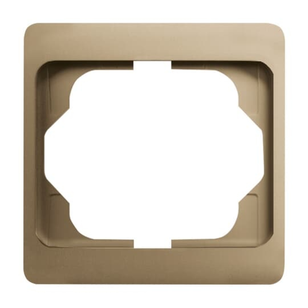 Cover frame 1-gang bronze - alpha exclusive