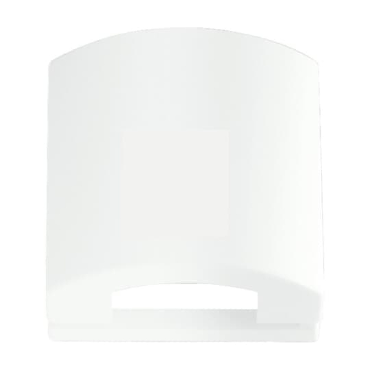 Cover plate 50x50 mm with Hinged Lid Telecommunication inserts studio white matt - Platform 63