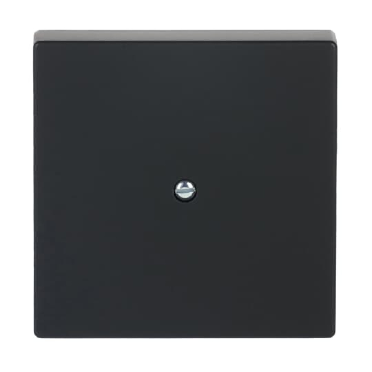 Cover plate telephone connector boxes VDo black matt - Platform 63