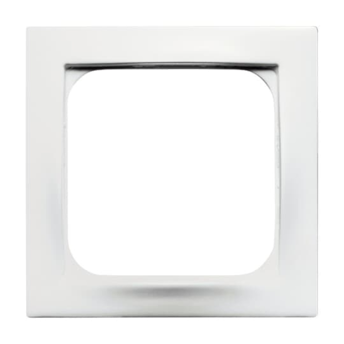Cover plate 50x50 mm Telecommunication inserts studio white matt - impuls