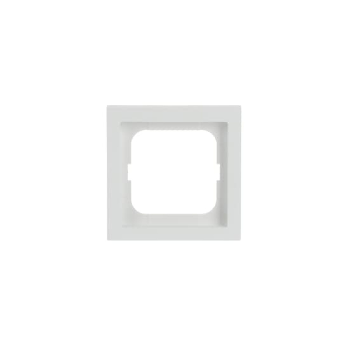 Cover frame 1-gang studio white matt - future linear - matt