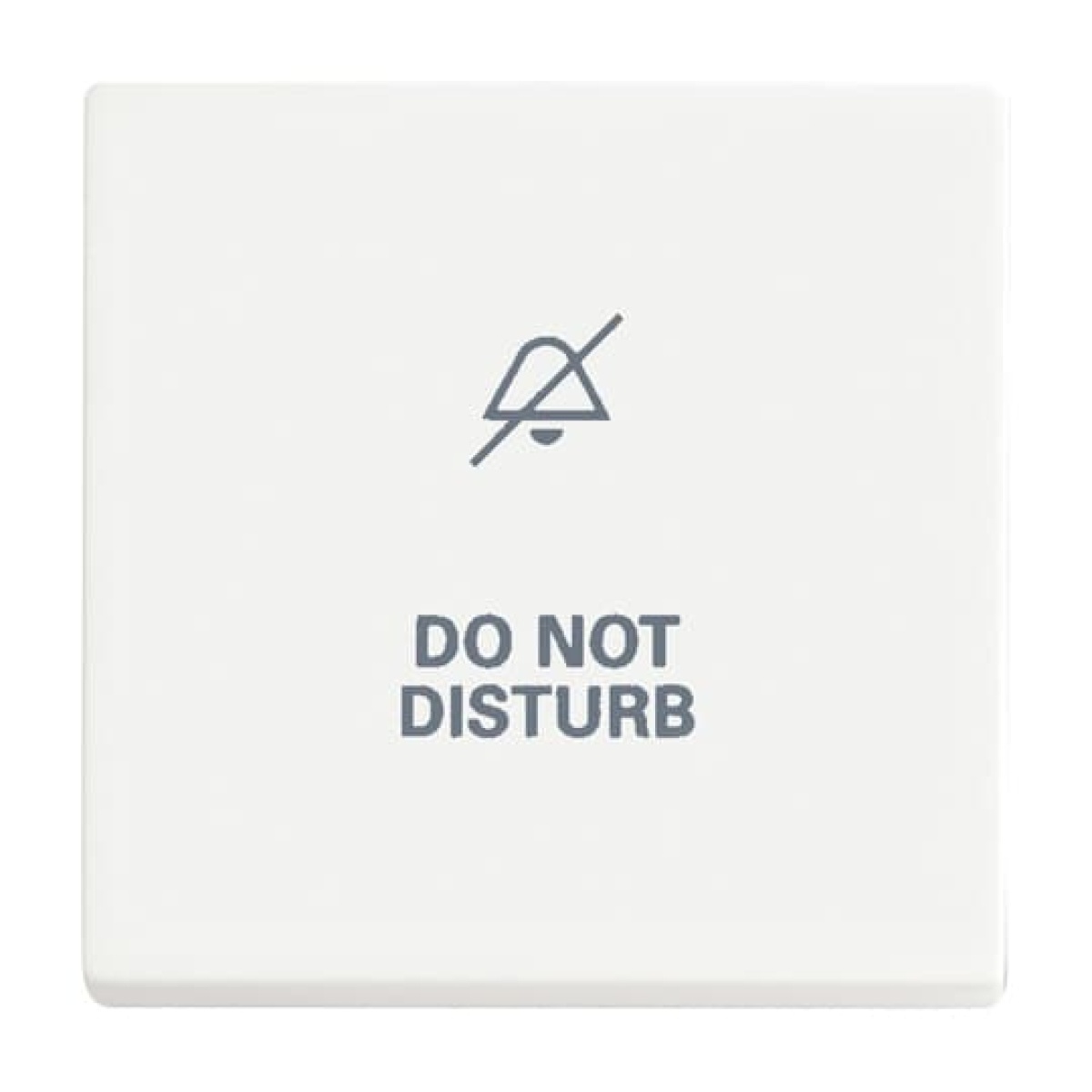 Rocker with legend DND for Switchpush button, Single rocker studio white matt - Platform 63