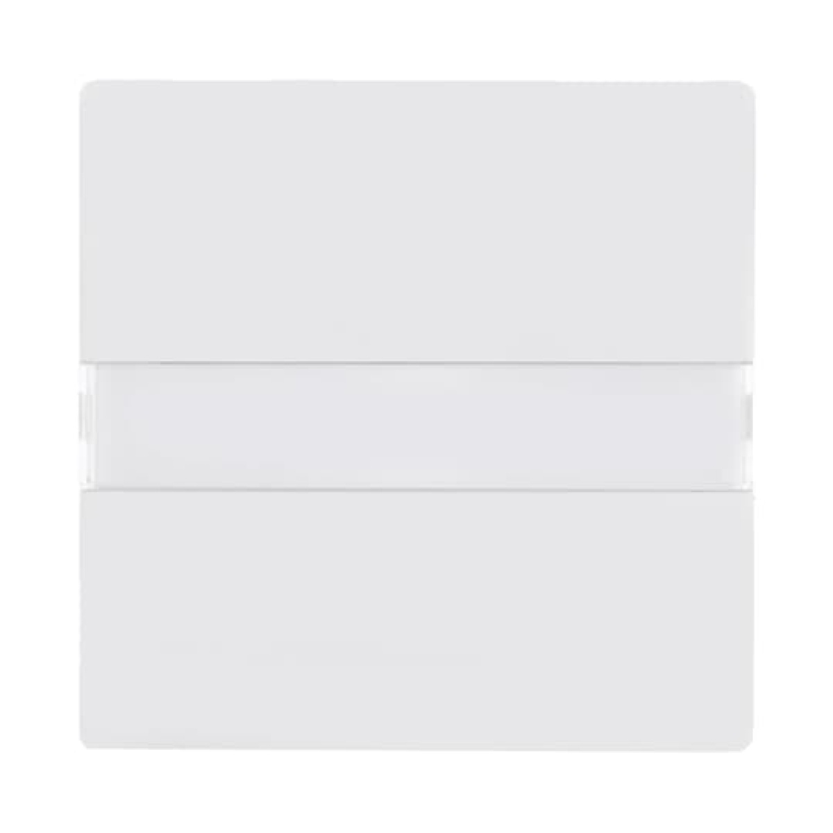 Rocker with labelling field for Switchpush button, Single rocker studio white matt - Platform 63