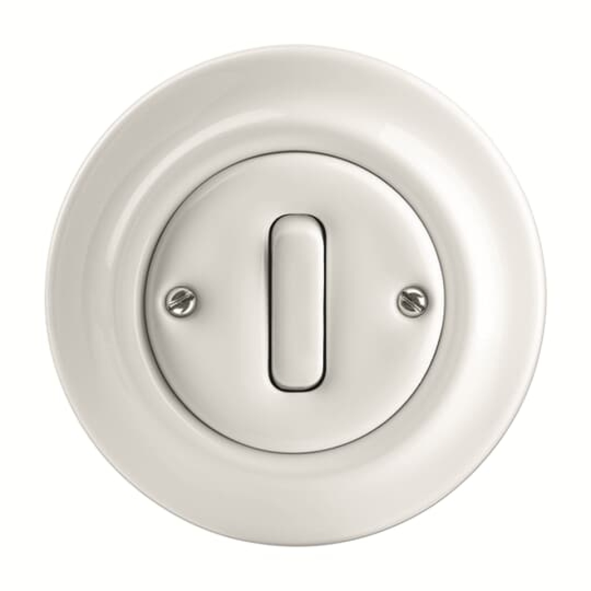 Rocker switch Rockerbutton, Two-way switch studio white - Decento