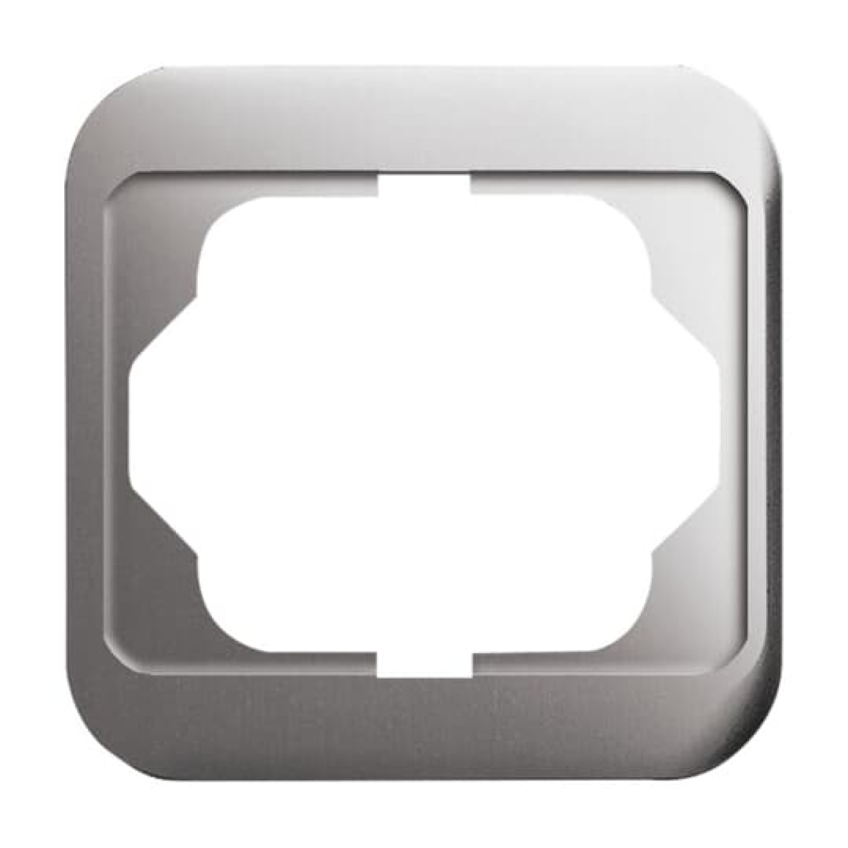 Cover frame 1-gang platinum - alpha nea