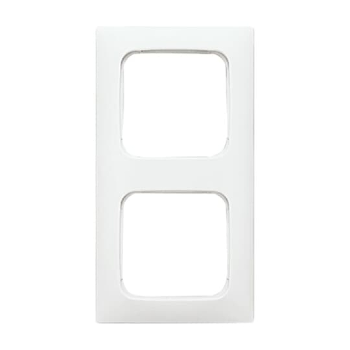 Cover frame 2-gang alpine white - Reflex SI Linear