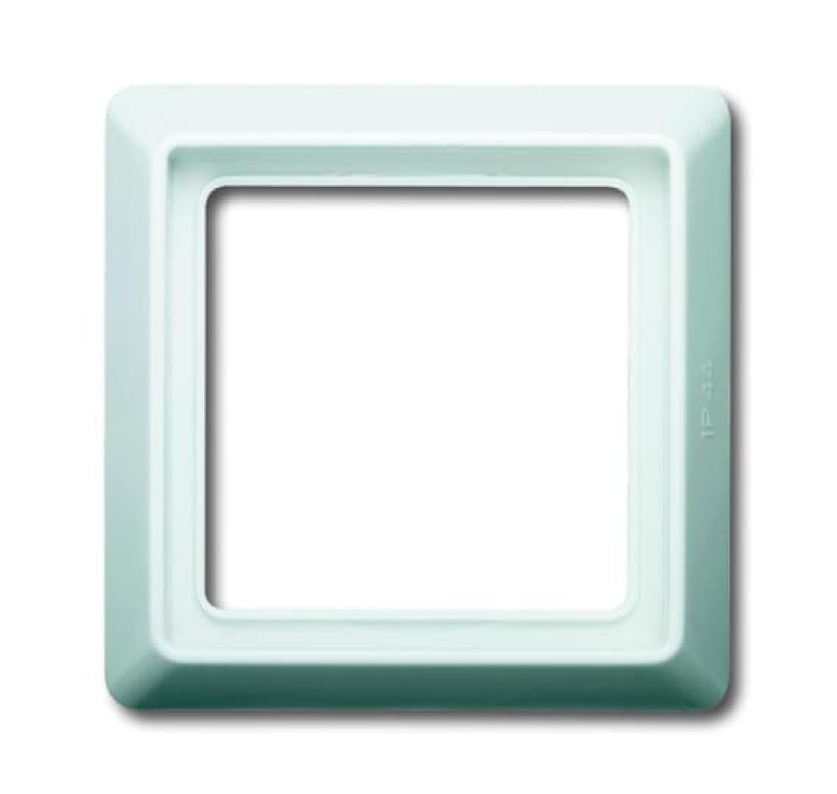 Cover frame 1-gang white - Allwetter 44 IP 44