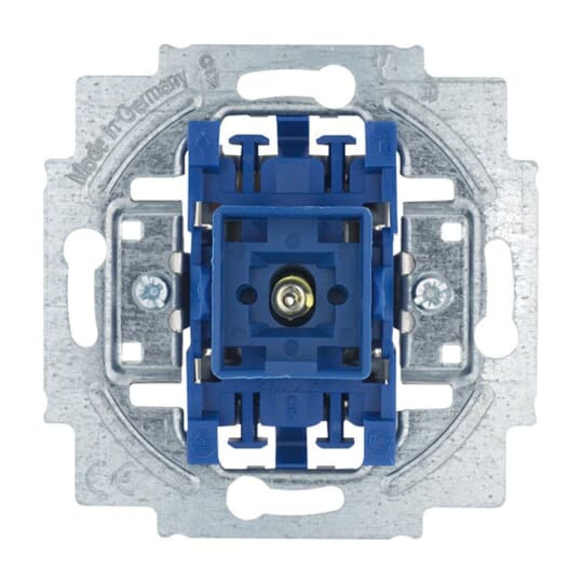 Flush Mounted Inserts Single push button Two-way switch for 1 rocker, Neon lampOrange 10 A
