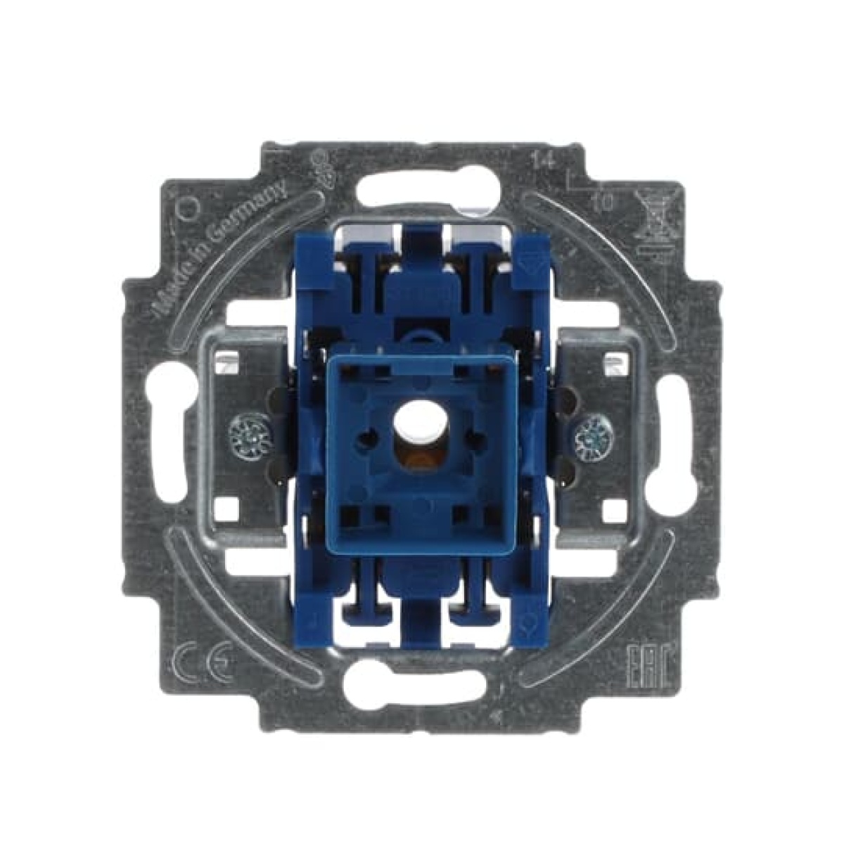 Flush Mounted Inserts Single push button Intermediate switch for 1 rocker, 10 A