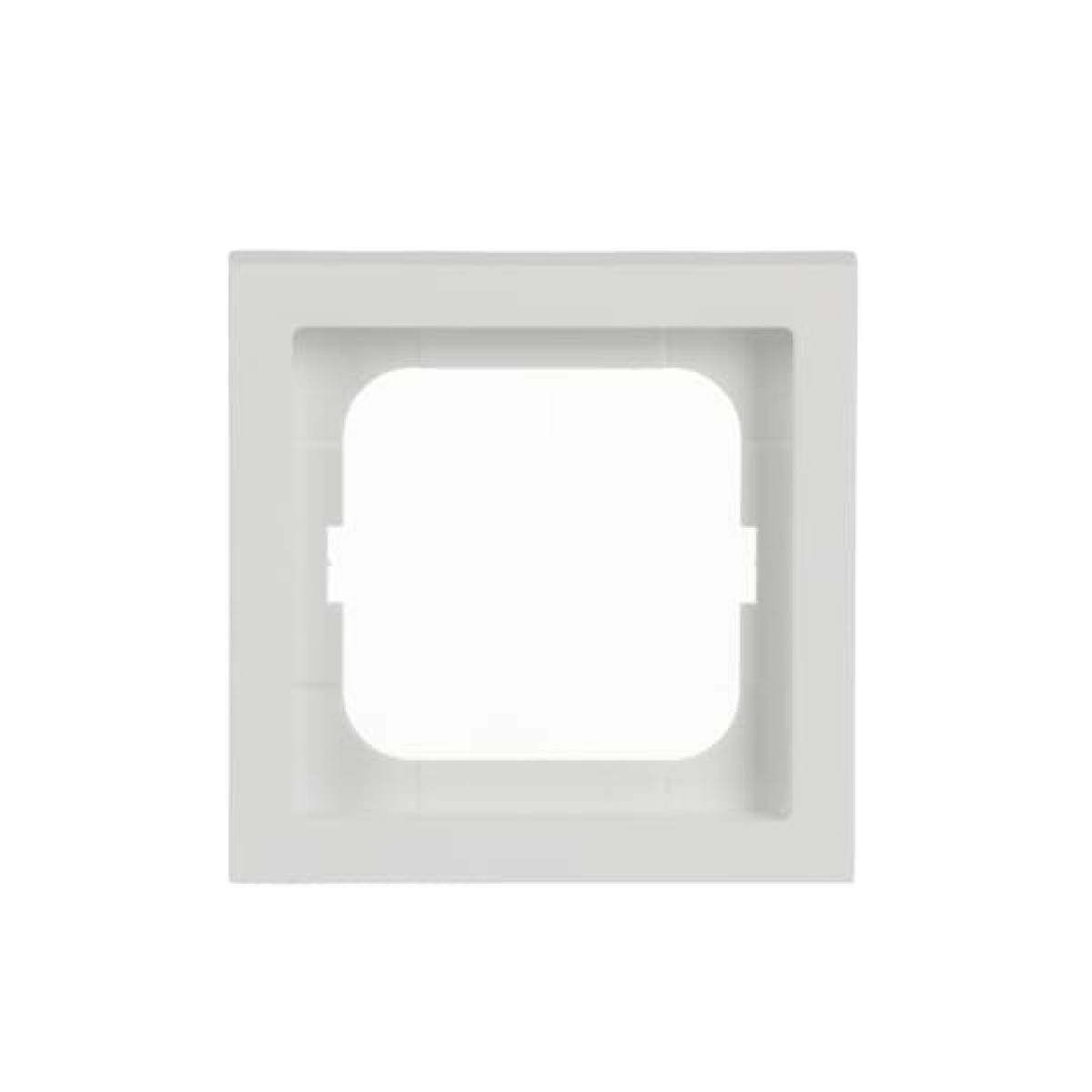 Cover frame 1-gang studio white matt - future linear - matt