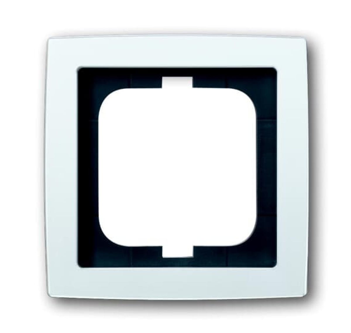 Cover frame 1-gang studio white - solo